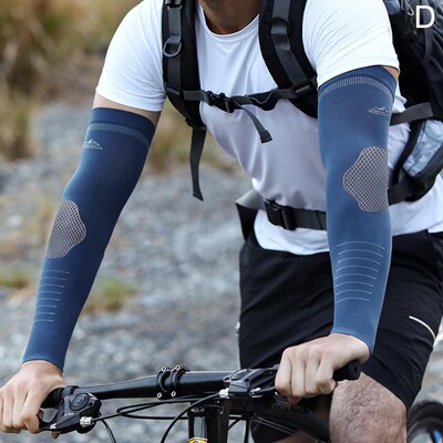 Лятно колоездене Ледена копринена слънцезащита Защита на ръцете за мъже Спорт на открито Охлаждащи ръкави за ръце за упражнения Бягане