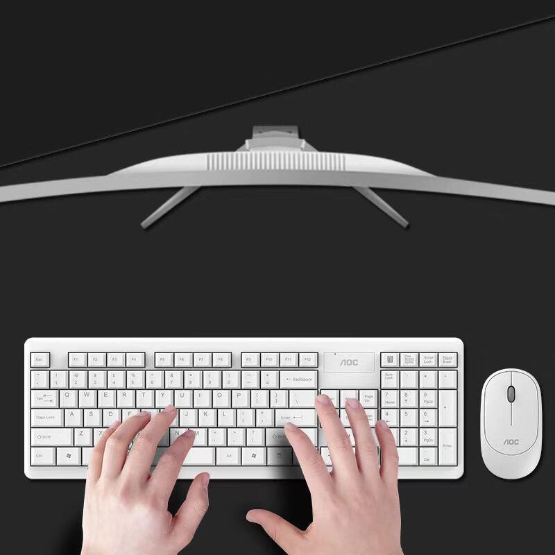 KM200 belaidė nespalvota klaviatūra ir pelės rinkinys skaitmeninė televizija viename nešiojamajame kompiuteryje