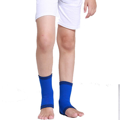 1 двойка деца, деца, опора за компресия на глезена за колоездене, бягане, фитнес, момчета, момичета, които спортуват, предпазител, протектор