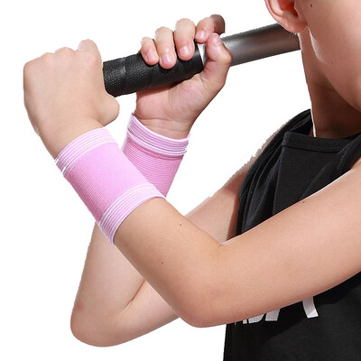 1 двойка деца, деца, опора за компресия на глезена за колоездене, бягане, фитнес, момчета, момичета, които спортуват, предпазител, протектор