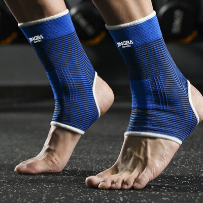 2 бр. Плетена опора за глезена за навяхвания, артрит, тендонит, бягане, футбол, защита на краката, чорап с ръкав за глезена, спортен глезен