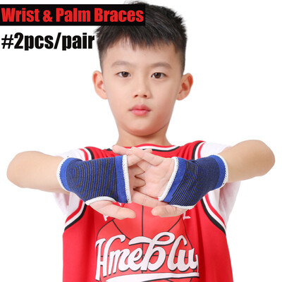 JUUMMP 1 чифт плетена опора за глезена Компресия Деца Спорт Бягане Еластична опора за глезена Детска опора за китката на лакътя