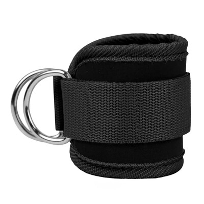 Фитнес каишка за глезена за кабелни машини Подплатена приставка за глезена за крака и седалищни мускули Маншет за глезена Маншет за глезена Booty Хип Откати Упражнения