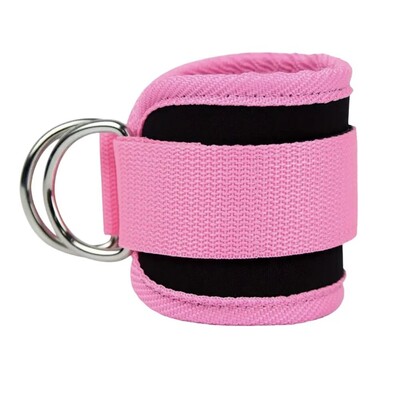 Фитнес каишка за глезена за кабелни машини Подплатена приставка за глезена за крака и седалищни мускули Маншет за глезена Маншет за глезена Booty Хип Откати Упражнения