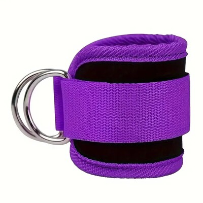 Фитнес каишка за глезена за кабелни машини Подплатена приставка за глезена за крака и седалищни мускули Маншет за глезена Маншет за глезена Booty Хип Откати Упражнения