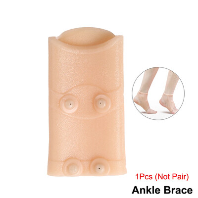 GOMOREON 1 бр. Нов магнитен терапевтичен скоб за глезен Поддържаща лента Спортна фитнес зала Предпазва мек дишащ протектор за глезена на краката