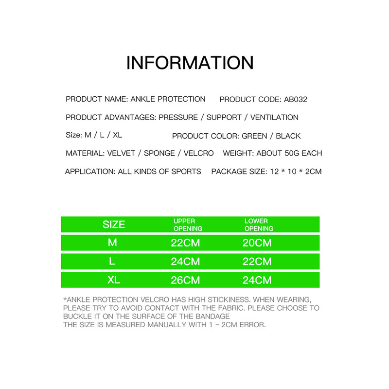 1PC Перфектно качество Подкрепа за глезена Превръзка за рани Волейбол Баскетбол Глезена tobillera Фитнес Регулируема скоба за глезена