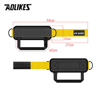 AOLIKES 1PCS Регулируеми ремъци за глезена за кабелни машини Вдигане на тежести Фитнес Маншети за глезени Booty Building Workout Trainer Gym