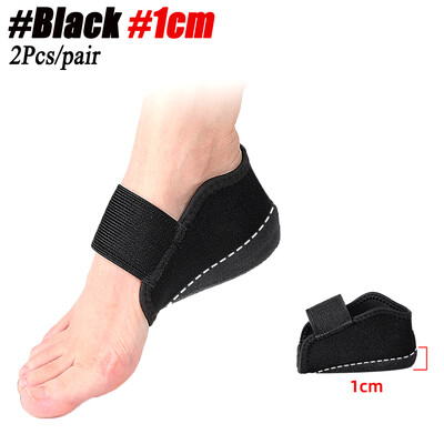 1 pereche de tampoane de gel pentru călcâi Invizibil 1-3 cm Creștere înălțime Șosete anti-alunecare Suport ortopedic Suport pernă tălpi branț Masaj picioare