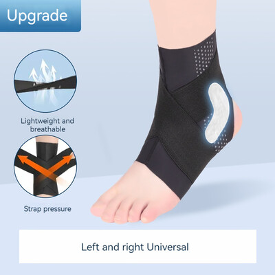 Спорт Стабилизатор на глезена Скоба Компресия Превръзки за напрежение на глезена Протектор за опора на глезена за Баскетбол Футбол Фитнес Бягане