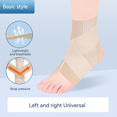Спорт Стабилизатор на глезена Скоба Компресия Превръзки за напрежение на глезена Протектор за опора на глезена за Баскетбол Футбол Фитнес Бягане