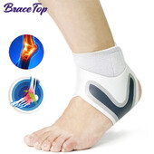 1 PC Спортна компресия Поддръжка на глезена Стабилизатор на глезена Скоба Сухожилия Облекчаване на болката Каишка Обвивка за навяхване на крака Баскетбол Футбол