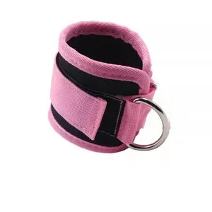 1 бр. Ленти за глезена Кабелни машини Тренировки Напълно подплатени маншети за глезени за упражнения за крака Регулируеми и дишащи маншети за глезени