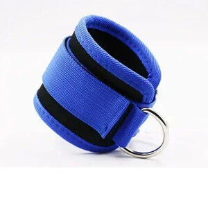 1 бр. Ленти за глезена Кабелни машини Тренировки Напълно подплатени маншети за глезени за упражнения за крака Регулируеми и дишащи маншети за глезени