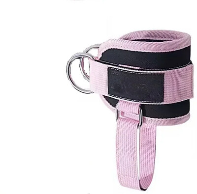 1 бр. Ленти за глезена Кабелни машини Тренировки Напълно подплатени маншети за глезени за упражнения за крака Регулируеми и дишащи маншети за глезени