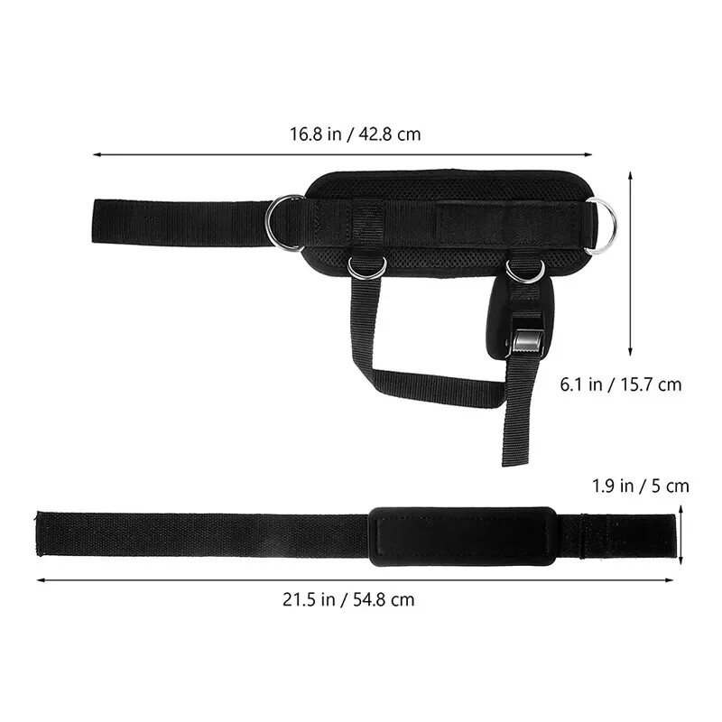 1 бр. Ленти за глезена Кабелни машини Тренировки Напълно подплатени маншети за глезени за упражнения за крака Регулируеми и дишащи маншети за глезени