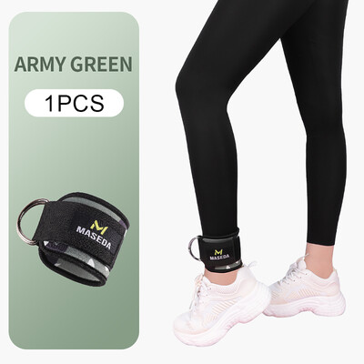 Регулируеми фитнес презрамки за глезена Поддържащи маншети с D-пръстен Тренировки за сила на крака във фитнес зала Скрипец с катарама Спортен предпазител Предпазни похитители