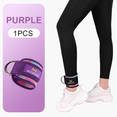 Регулируеми фитнес презрамки за глезена Поддържащи маншети с D-пръстен Тренировки за сила на крака във фитнес зала Скрипец с катарама Спортен предпазител Предпазни похитители