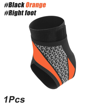 1PCS Поддръжка на глезена за сухожилие и изкълчен глезен, Поддръжка на плантарен фасциит, Ортеза за глезена за жени и мъже Компресионна лента за глезена