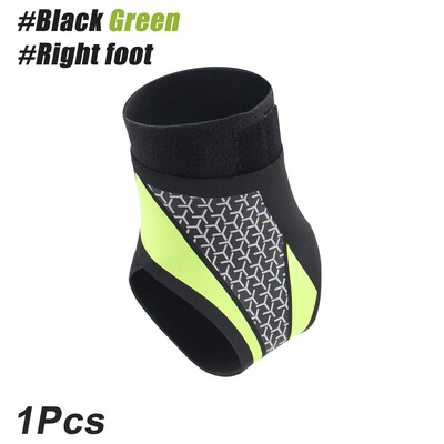 1PCS Поддръжка на глезена за сухожилие и изкълчен глезен, Поддръжка на плантарен фасциит, Ортеза за глезена за жени и мъже Компресионна лента за глезена