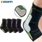 1Pcs Спортна опора за компресия на глезена Жени Мъже Подуване на глезена Ортеза за тендонит Облекчаване на болката Поддръжка на глезена Стабилизатор Изкълчване