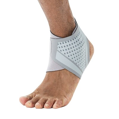 Опора за скоби за глезена Един размер, подходящ за всички Регулируема тънка неопренова компресия за мъже и жени