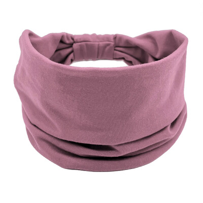 Bandana pentru cap de culoare solidă, cu nod, bentite late pentru femei, din bumbac moale, pentru sport, benzi elastice pentru păr, accesorii, bandana pentru yoga