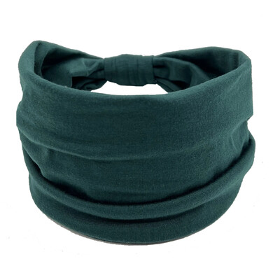 Bandana pentru cap de culoare solidă, cu nod, bentite late pentru femei, din bumbac moale, pentru sport, benzi elastice pentru păr, accesorii, bandana pentru yoga