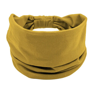 Bandana pentru cap de culoare solidă, cu nod, bentite late pentru femei, din bumbac moale, pentru sport, benzi elastice pentru păr, accesorii, bandana pentru yoga
