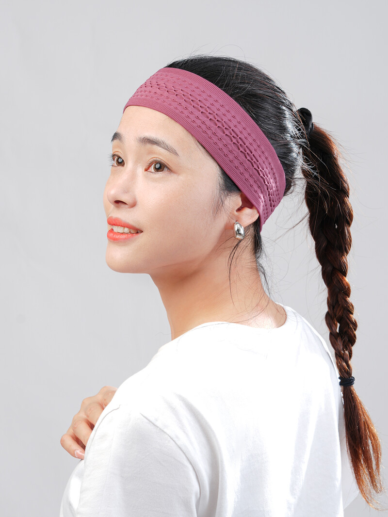 GOUNOD Спортна плетена лента за глава Антиперспирант Баскетболна лента за бягане Дишаща абсорбираща потта Бързосъхнеща Спортно колоездене