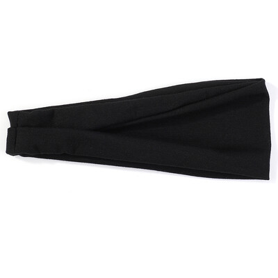 1 бр. Дамски едноцветни памучни еластични ленти за коса Спортни ленти за коса за глава Фитнес Йога Момичета Упражнения Измиване на лицето Ленти за глава Scrunchies