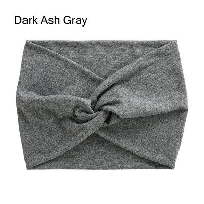 Аксесоари за коса Усукани изключително големи дебели широки ленти за глава Тюрбан тренировъчна лента за глава Обвивки за глава за жени