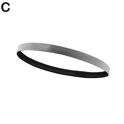 Унисекс Спортна лента за коса Неплъзгаща се силиконова лента Водач за пот Еластични ленти за глава Лента за пот Йога Бягане Фитнес Аксесоари за коса