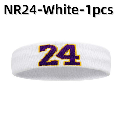 Памучна атлетична лента за глава номер 24 Еластична лента за пот Защита Баскетбол Тенис Спорт Възрастни Деца Фитнес зала Фитнес Пот Лента за коса
