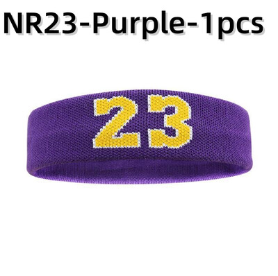 Памучна атлетична лента за глава номер 24 Еластична лента за пот Защита Баскетбол Тенис Спорт Възрастни Деца Фитнес зала Фитнес Пот Лента за коса