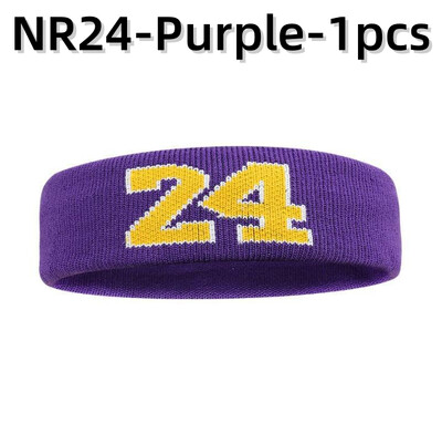 Памучна атлетична лента за глава номер 24 Еластична лента за пот Защита Баскетбол Тенис Спорт Възрастни Деца Фитнес зала Фитнес Пот Лента за коса