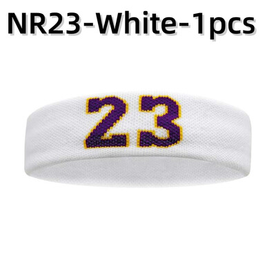 Памучна атлетична лента за глава номер 24 Еластична лента за пот Защита Баскетбол Тенис Спорт Възрастни Деца Фитнес зала Фитнес Пот Лента за коса