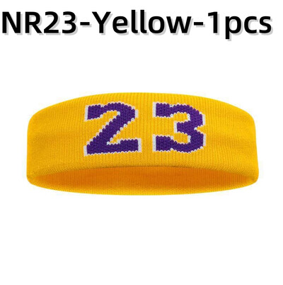 Памучна атлетична лента за глава номер 24 Еластична лента за пот Защита Баскетбол Тенис Спорт Възрастни Деца Фитнес зала Фитнес Пот Лента за коса