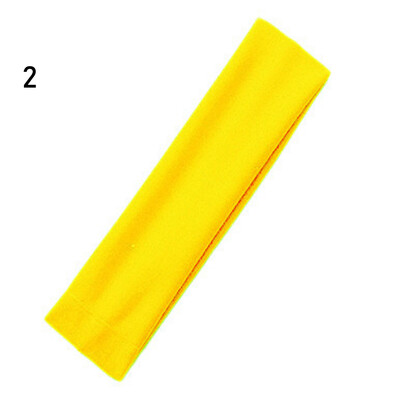 1 бр. Жени/Мъже Памучна лента за пот Лента за глава Спорт Йога Фитнес зала Бягане Разтегателна лента за глава за коса Колоездене Широка лента за глава за предотвратяване на изпотяване