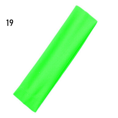 1 бр. Жени/Мъже Памучна лента за пот Лента за глава Спорт Йога Фитнес зала Бягане Разтегателна лента за глава за коса Колоездене Широка лента за глава за предотвратяване на изпотяване