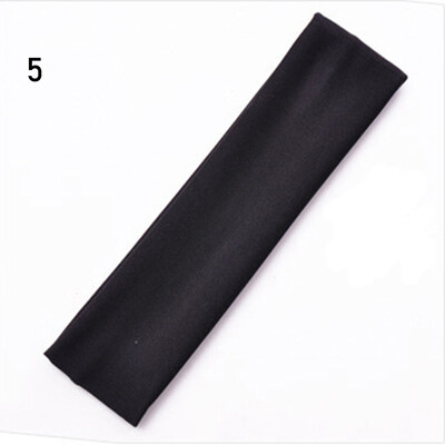 1 бр. Жени/Мъже Памучна лента за пот Лента за глава Спорт Йога Фитнес зала Бягане Разтегателна лента за глава за коса Колоездене Широка лента за глава за предотвратяване на изпотяване