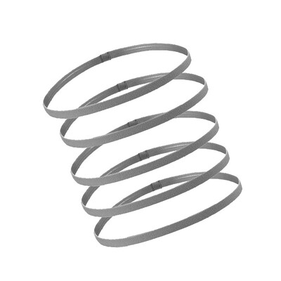 5 бр. Неплъзгаща се еластична спортна лента за коса Черна еластична спортна лента за глава Йога Бягане Колоездене лента за глава Жени Момичета Фитнес лента за глава