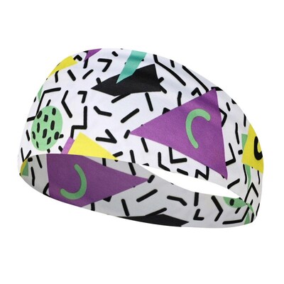 Спортна лента за глава Бягане Фитнес Лента за пот Еластична абсорбираща пот Колоездене Джог Тенис Йога Фитнес Лента за глава Превръзка за коса Мъже Жени