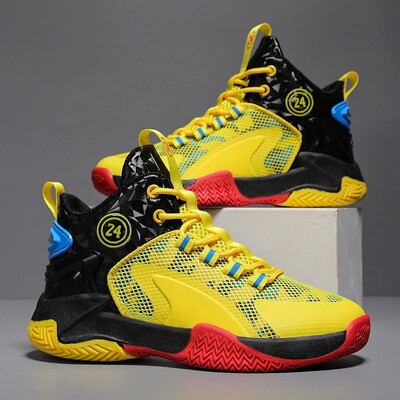 Sportske cipele za dječake 2022. Proljeće Jesen Novi stil Prozračne košarkaške tenisice Srednje velike dječje tenisice za trčanje s vezicama