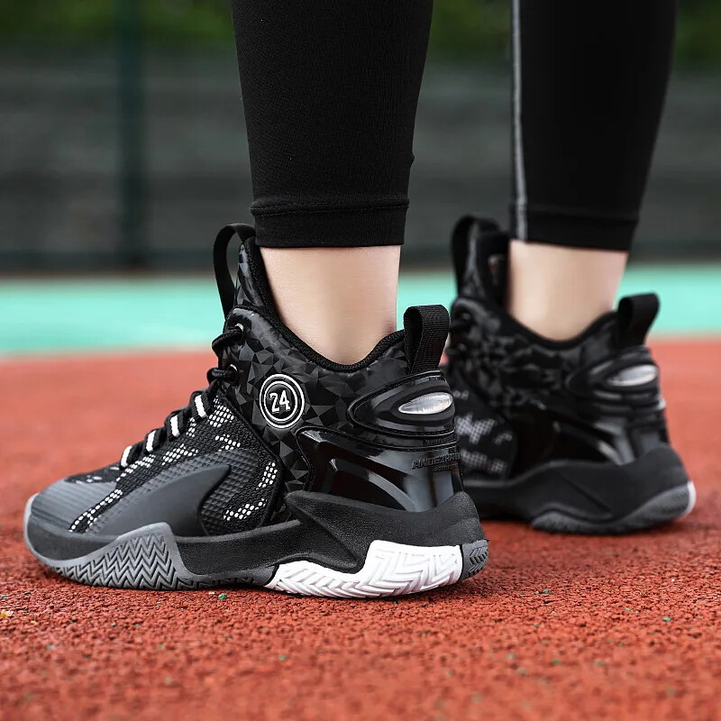 Sportske cipele za dječake 2022. Proljeće Jesen Novi stil Prozračne košarkaške tenisice Srednje velike dječje tenisice za trčanje s vezicama