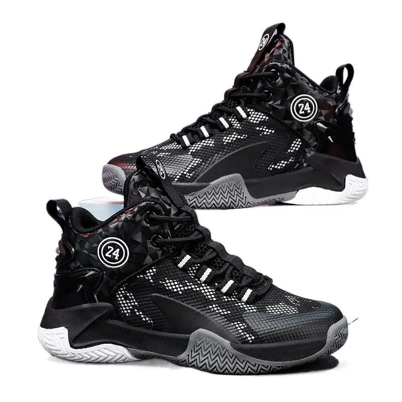 Sportske cipele za dječake 2022. Proljeće Jesen Novi stil Prozračne košarkaške tenisice Srednje velike dječje tenisice za trčanje s vezicama