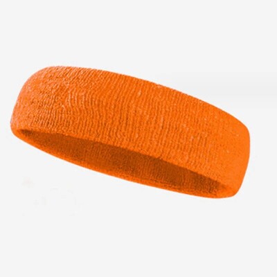 Sportska prozračna raznobojna pamučna traka za glavu, elastična frotirna znojnica za upijanje znoja za tenis i trčanje