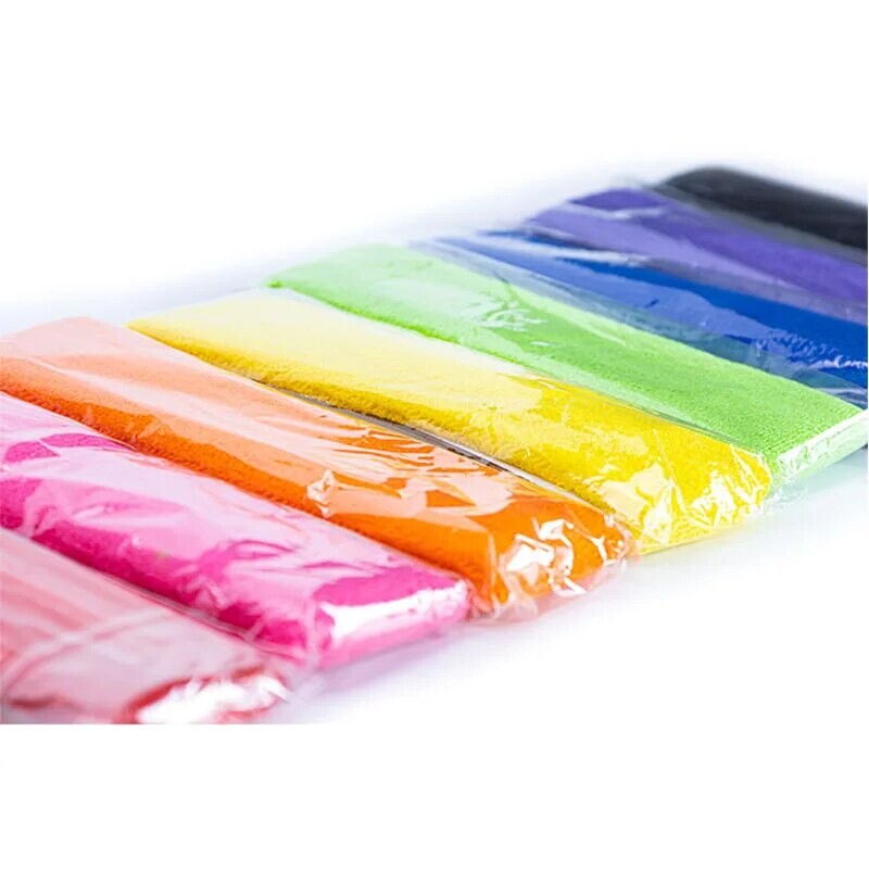 Sportska prozračna raznobojna pamučna traka za glavu, elastična frotirna znojnica za upijanje znoja za tenis i trčanje