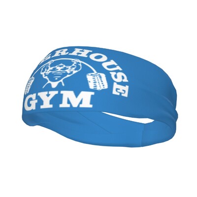 Prilagođena Powerhouse Gym Sportska traka za glavu za muškarce Žene Elastična vlaga za bodybuilding Fitness Muscle Gym Trake za znoj