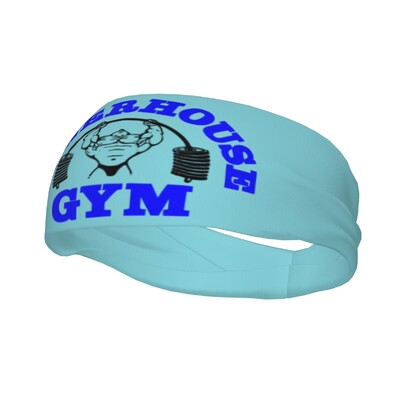 Prilagođena Powerhouse Gym Sportska traka za glavu za muškarce Žene Elastična vlaga za bodybuilding Fitness Muscle Gym Trake za znoj